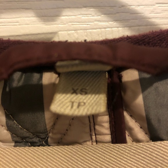 Burberry Brit red quilted hooded coat jacket - Picture 3 of 6